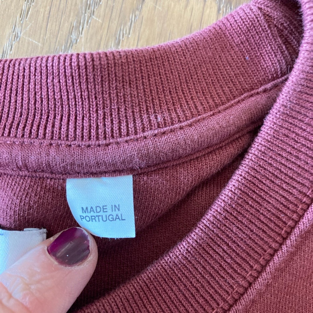 OVO Men's Burgundy Crewneck Sweater - Picture 6 of 7